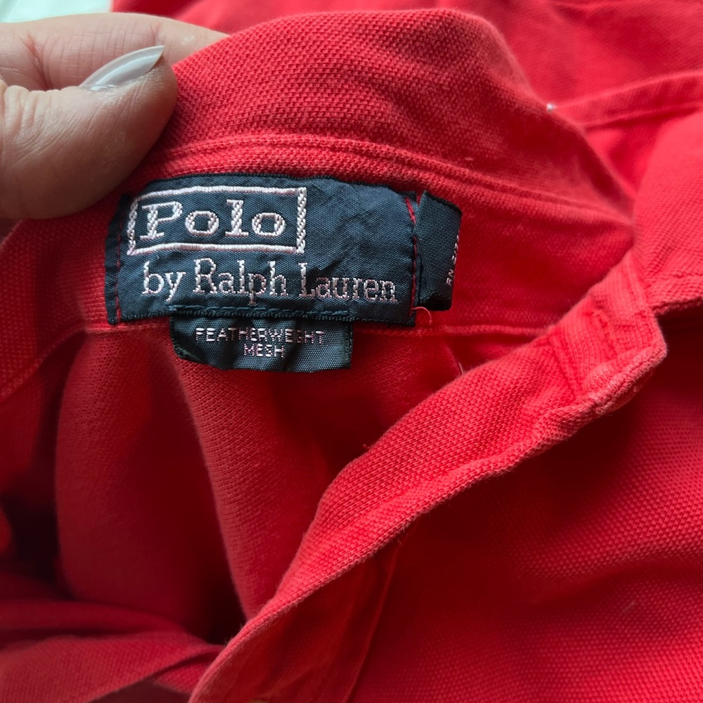 RALPH LAUREN POLO MENS XXL RED SHORT SLEEVE SHIRT - Picture 3 of 10
